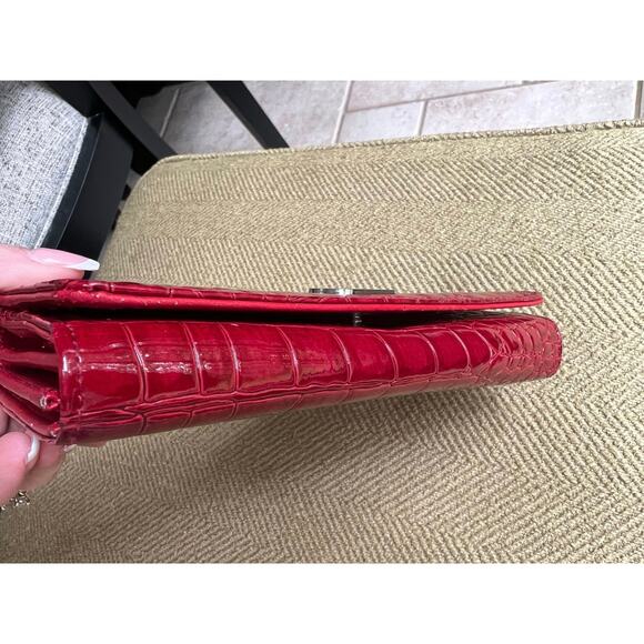 FOLLI FOLLIE red, REHAB crocodile-embossed wallet - Picture 5 of 14